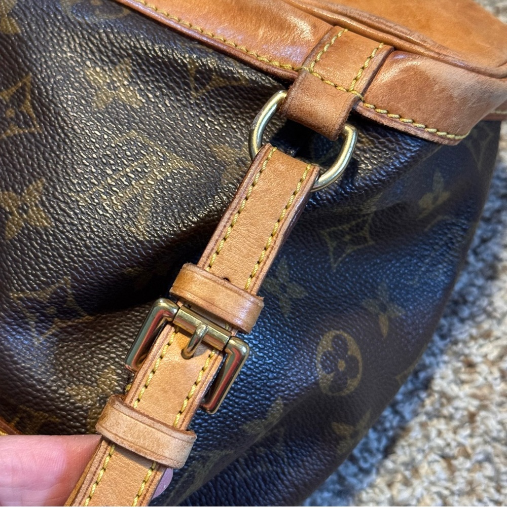 Vintage Louis Vuitton Monogram Mini Montsouris Brown Canvas and Leather Backpack - Picture 12 of 15